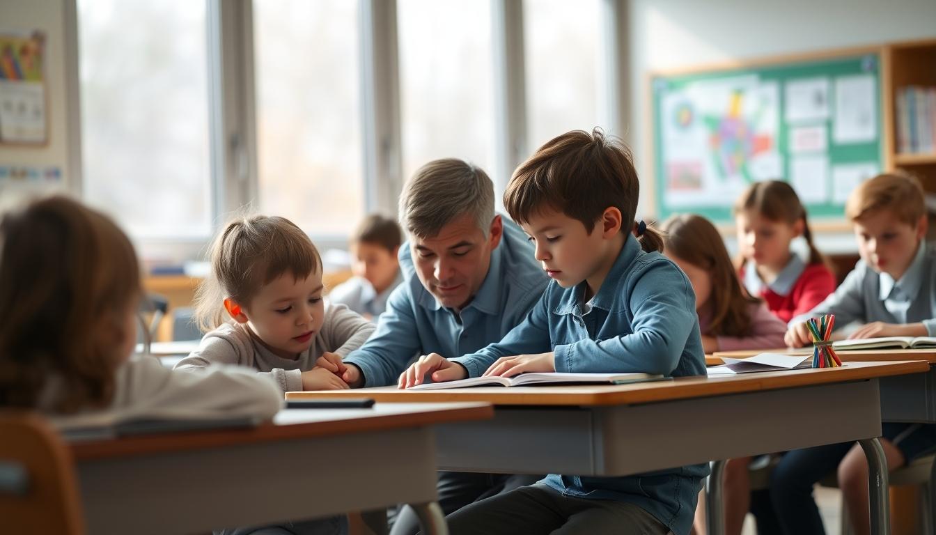 Student developing practical and academic skills